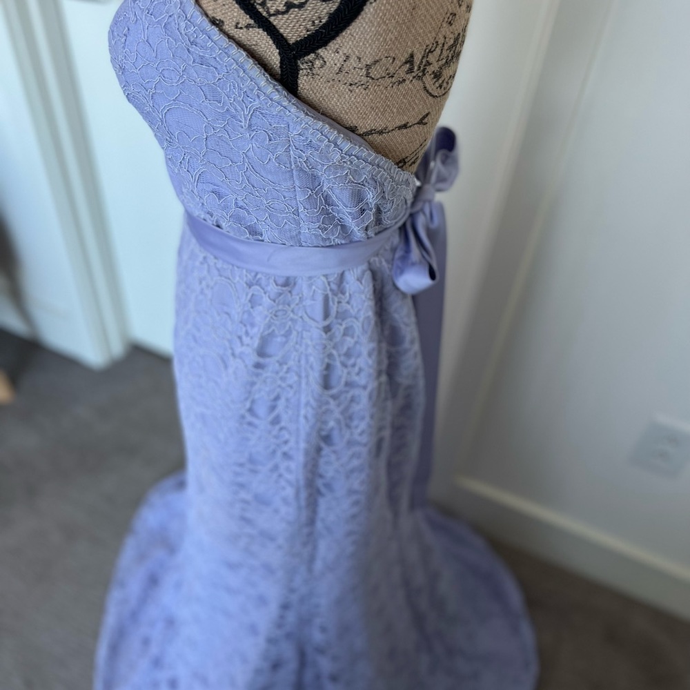 Beautiful Lavender, Mari Lee by Madeline Gardner Gown, Size 14 Strapless - Picture 4 of 11